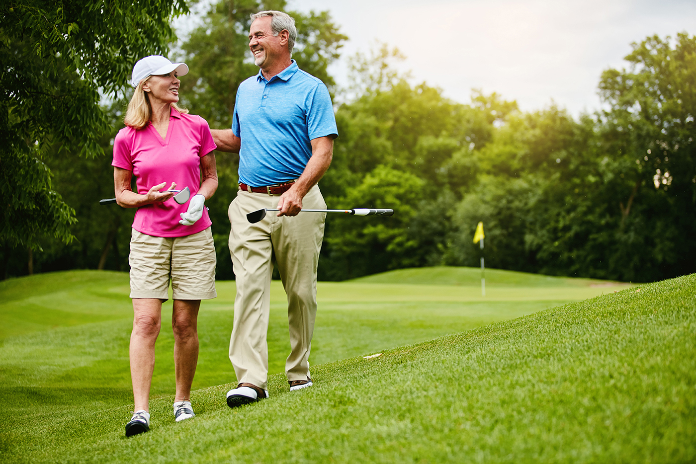 golf couple