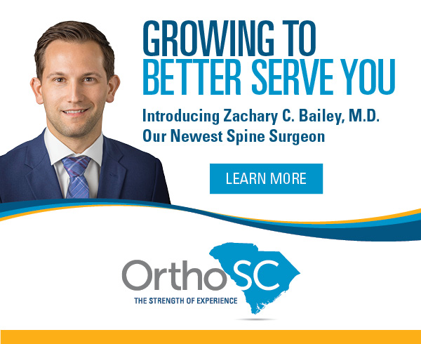 Growing to Better Serve You - Introducing Zachary C. Bailey, M.D. Our Newest Spine Surgeon