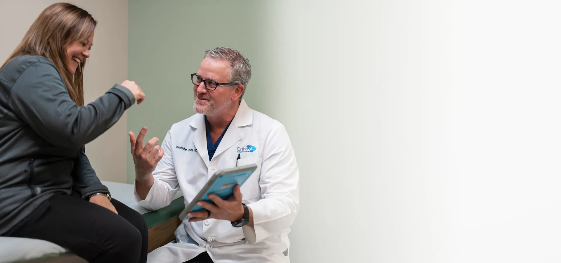 doctor with patient