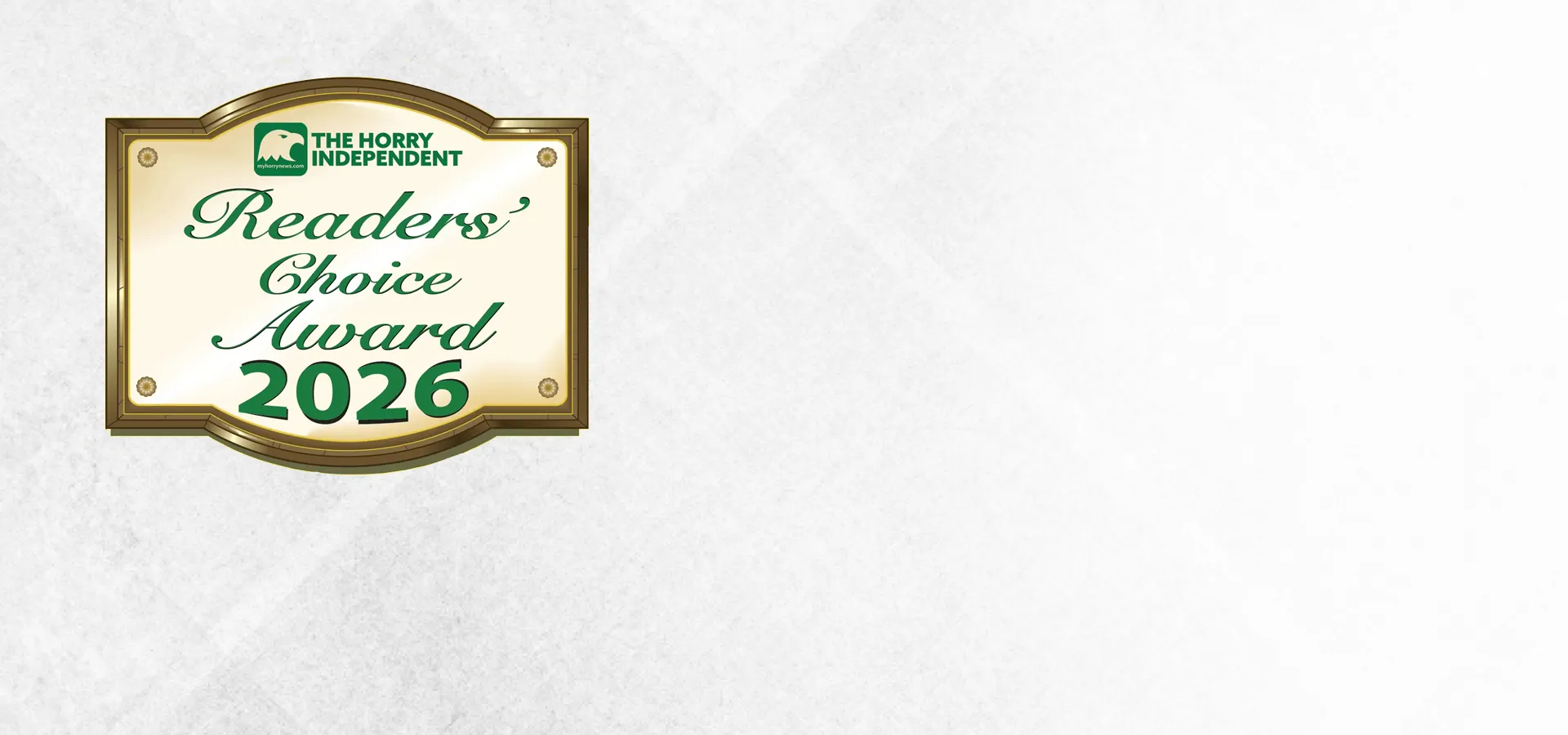 Horry Independent Readers' Choice Award 2026