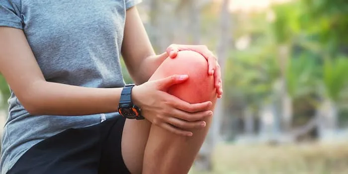 Person with Knee Injury